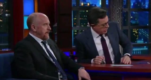 Louis C.K. Tells Stephen Colbert He Regrets Comparing Trump to Hitler But&#8230;..