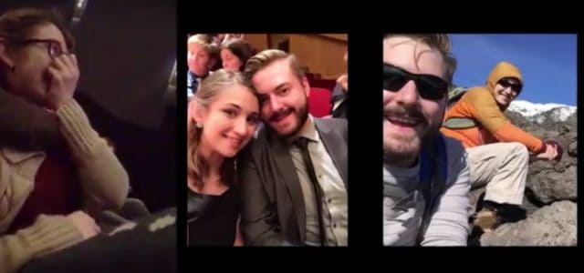 Guy Proposes To His Girlfriend With His Own Movie Trailer