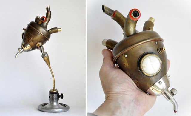 Artist Creates Amazing Steampunk Sculptures From The Trash