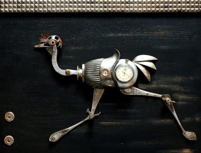 Artist Creates Amazing Steampunk Sculptures From The Trash