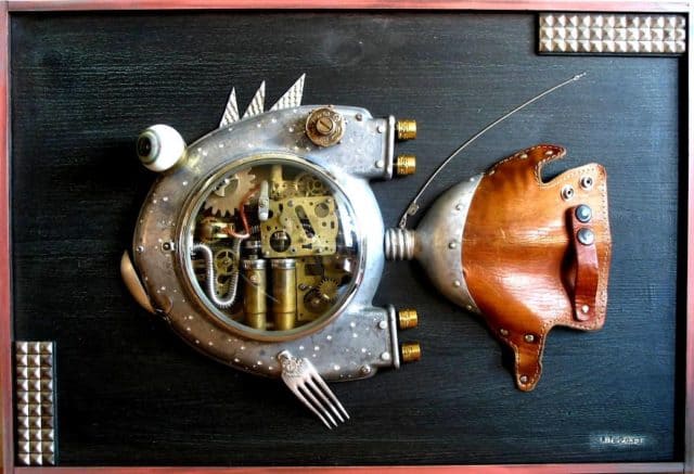 Artist Creates Amazing Steampunk Sculptures From The Trash