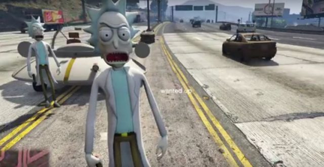 Rick and Morty Invade GTA V: A Pop Culture Collision