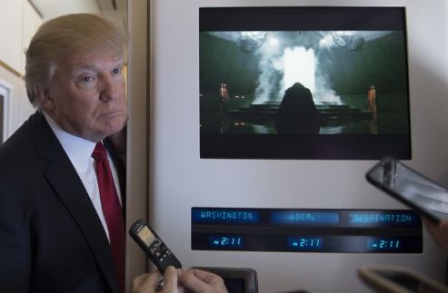 Donald Trump Addresses Press with Rogue One Playing:  Mark Hamill Responds