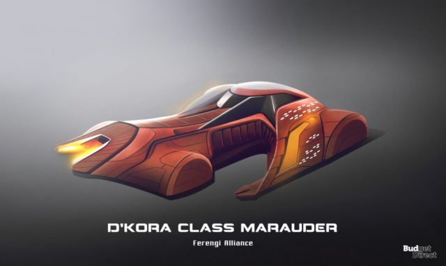 A Collection of Star Trek Spacecraft Reimagined as Cars