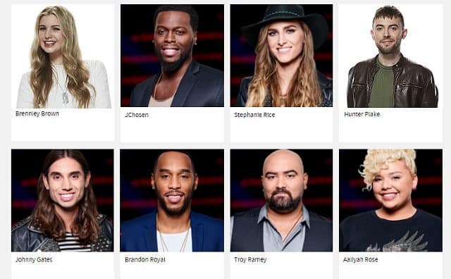 The Last Night of The Voice Season 12 Battles - survivors for Team Gwen 