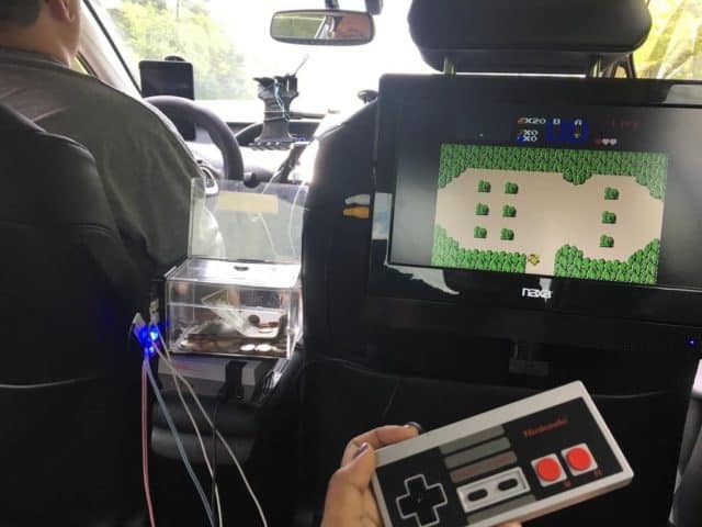 Coolest Uber Driver Ever has an NES Set Up in the Backseat