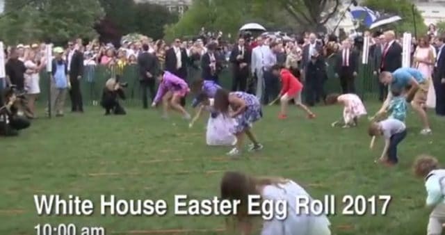 Placing HBO&#8217;s Veep Music Under The White House&#8217;s Footage from 2017 Easter Egg Roll