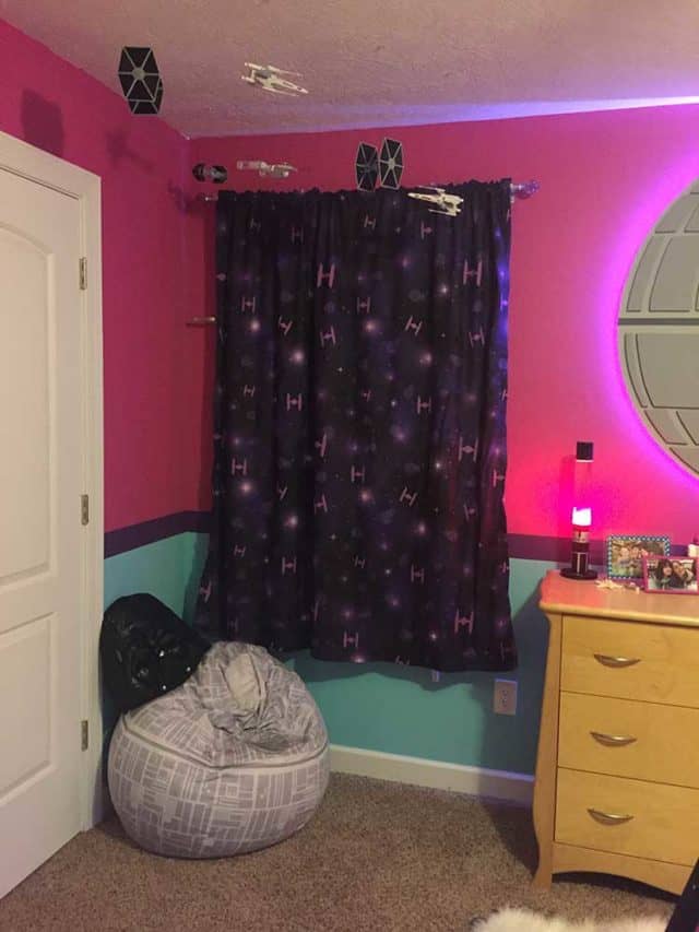 Star Wars Fangirl Has a Pink Bedroom All Dads Would Approve Of