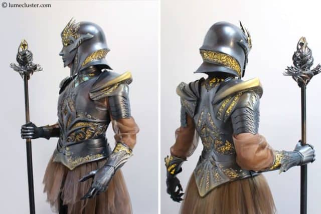 Woman Spends over 500 Hours Making Futuristic Medieval Armor