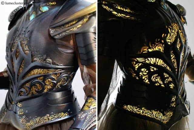 Woman Spends over 500 Hours Making Futuristic Medieval Armor