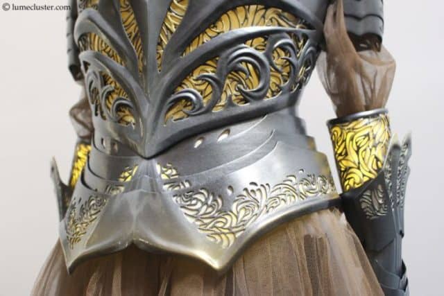 Woman Spends over 500 Hours Making Futuristic Medieval Armor