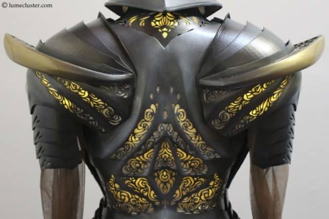 Woman Spends over 500 Hours Making Futuristic Medieval Armor