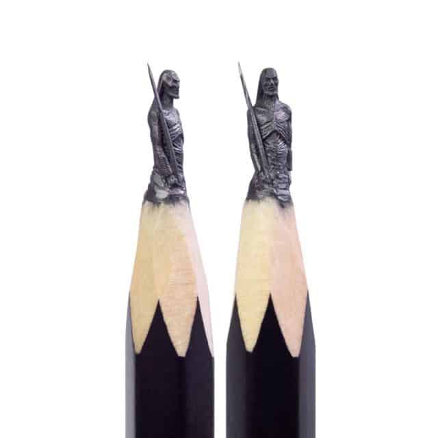 Artist Carves Game of Thrones Themed Sculptures Onto the Tips of Pencils