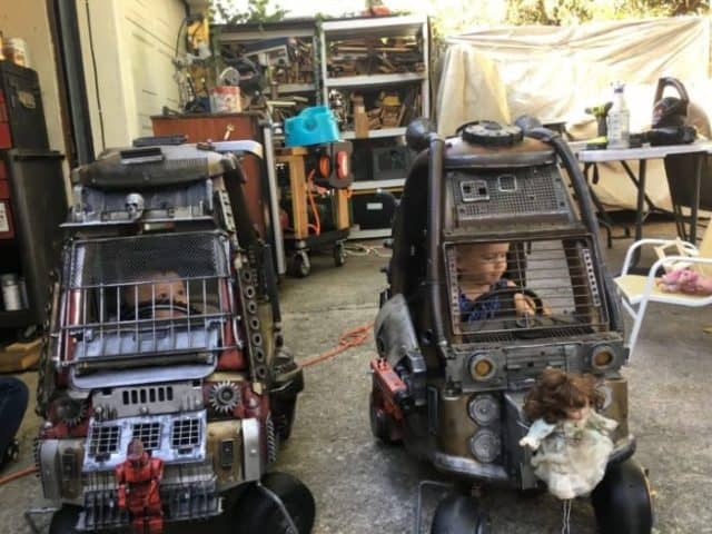 Dad Turns Toy Kid Cars Into Something Straight Out Of Mad Max