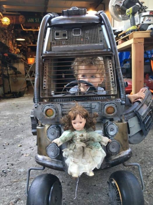 Dad Turns Toy Kid Cars Into Something Straight Out Of Mad Max