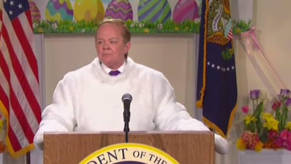 Melissa McCarthy Returns to SNL as Sean Spicer Dressed as the Easter Bunny