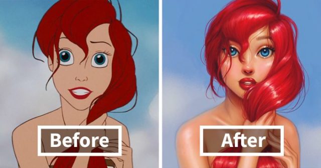 Illustrator Isabelle Staub Repaints Disney Princesses To Look More Realistic