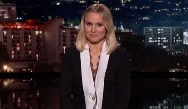 Kristen Bell Makes &#8220;Promposal&#8221; Dream Come True While Hosting Jimmy Kimmel Live