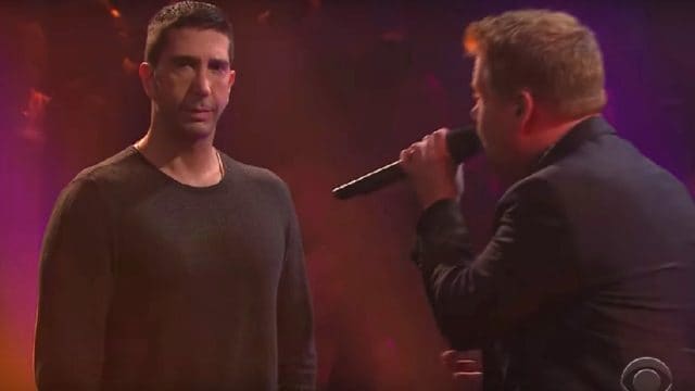 That Time David Schwimmer Destroyed James Corden in a Rap Battle