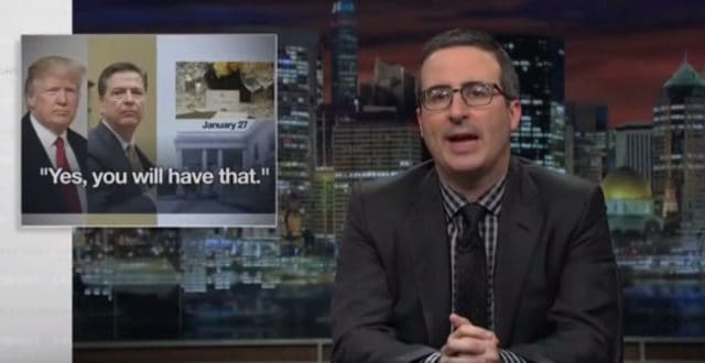 John Oliver Dissects the Whole James Comey President Trump Thing