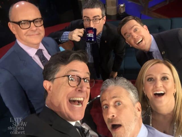 The Daily Show with Jon Stewart Crew Reunite on The Late Show