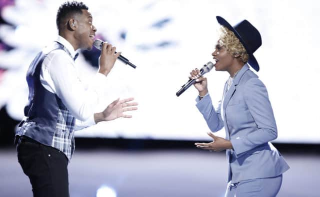 The Voice Season 12 Top Eight - Chris and Vanessa