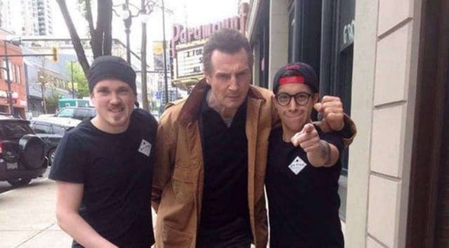 Sandwich Shop Sign Says &#8220;Liam Neeson Eats Here For Free&#8221; and They Get a Nice Surprise