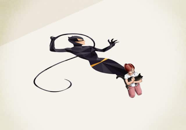 Cute Artwork Shows Kids With Their Superhero Shadows