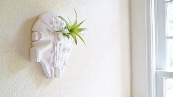 Spice Up Your Green House with Death Star And Millennium Falcon Star Wars Planters