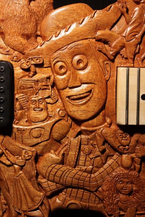 A Pixar Themed Guitar Took 200 Hours To Make