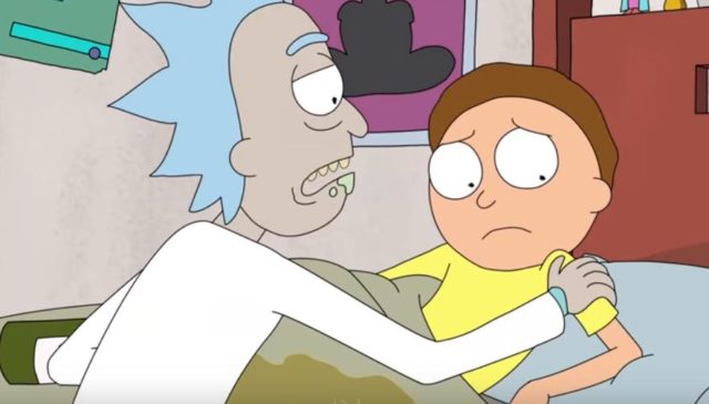 Drunk Rick Method Acting from Rick and Morty