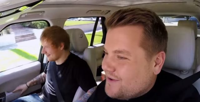 Ed Sheeran Joins James Corden for an Acoustic Carpool Karaoke