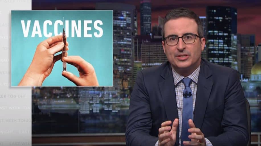 John Oliver Talks Dangers of Vaccine Skepticism on Last Week Tonight