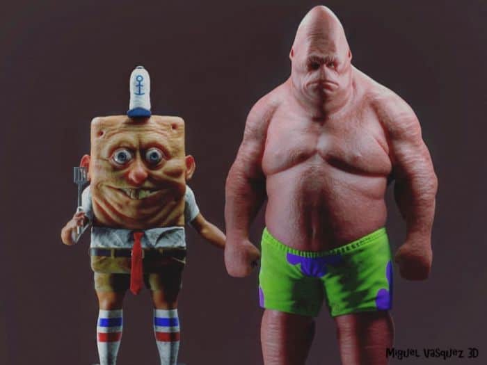 Artist Imagines What SpongeBob Would Look Like As A Real-Life Human