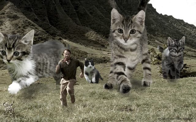 Replacing All Of The Dinosaurs In Jurassic Park With Cats