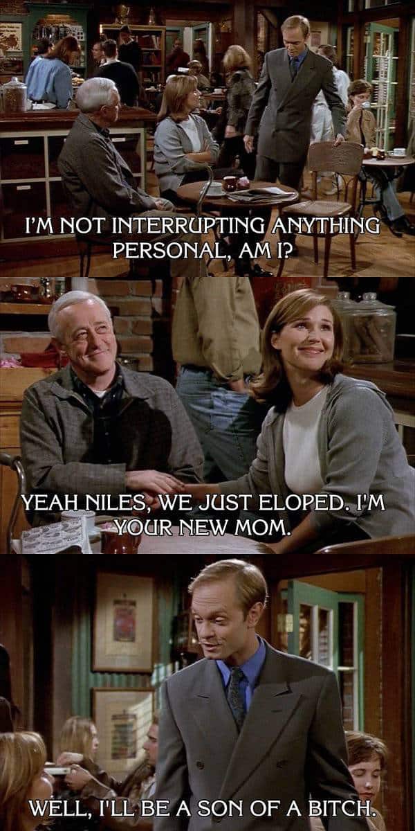 Over 20 Nostalgic Quotes from TV Series "Frasier"