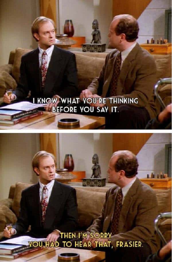 Over 20 Nostalgic Quotes from TV Series “Frasier”