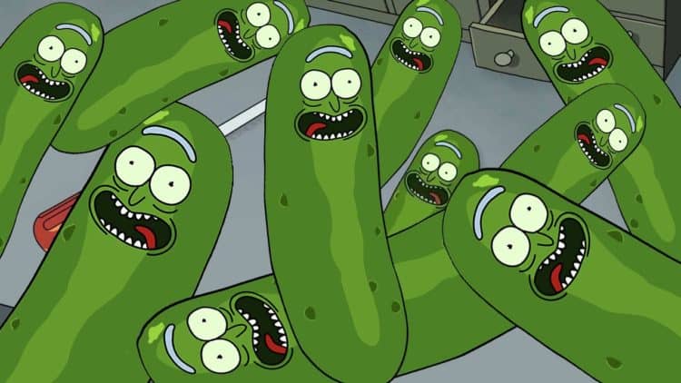 A.I. Transforms Pickle Rick Into Pickle Homer Simpson