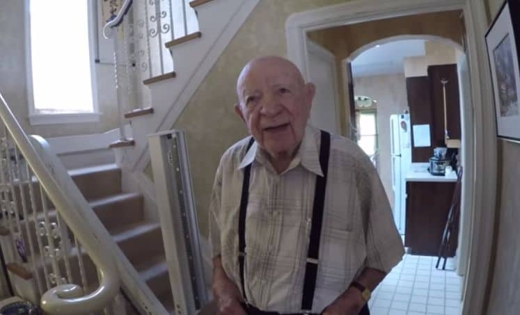 Watch a 97-Year-Old Grandfather Loving his First Tesla Ride