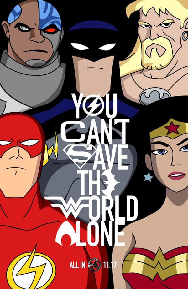 Artist Takes DC Photos and Posters Redrawn DC Animated Universe Style