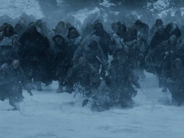 What the Wight Battle on ‘Game of Thrones&#8217; Looked like Before CGI