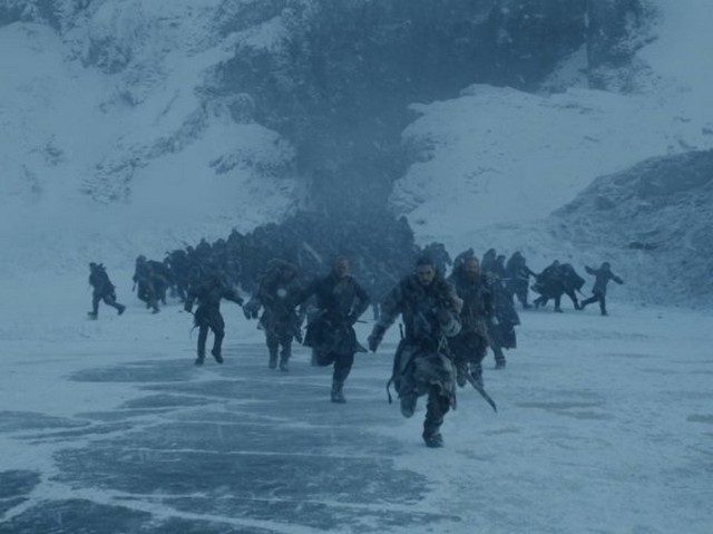 What the Wight Battle on ‘Game of Thrones&#8217; Looked like Before CGI