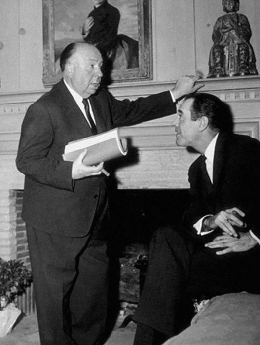 Amazing Behind the Scenes Shots from Alfred Hitchcock Sets