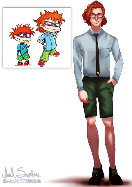 Fan Art Shows The Rugrats Kids All Grown Up