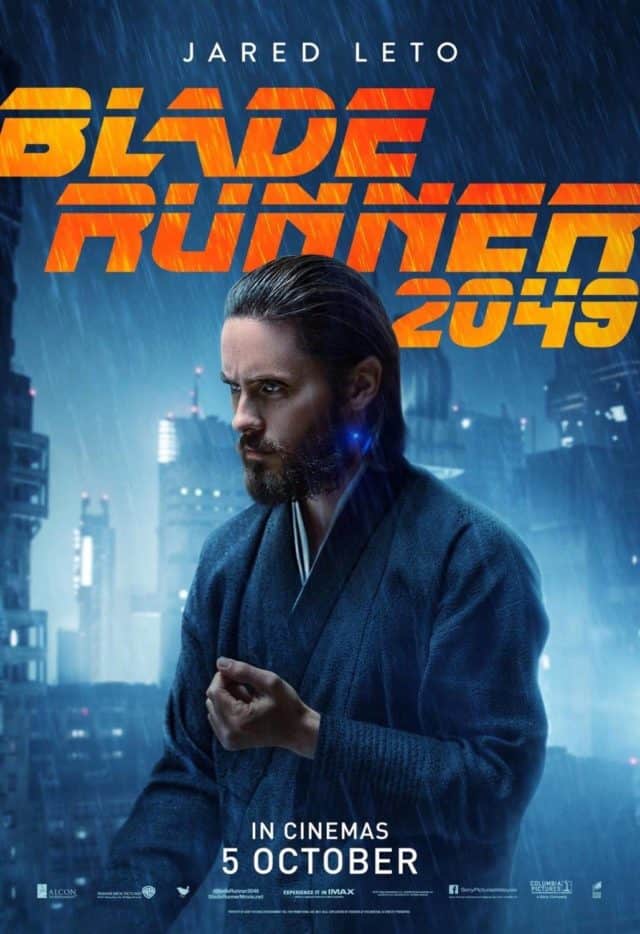 New Character Posters for Blade Runner 2049