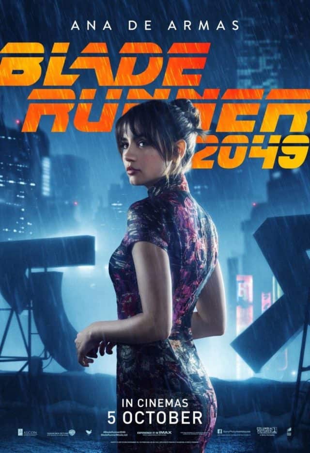 New Character Posters for Blade Runner 2049