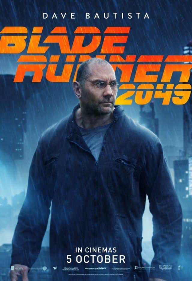 New Character Posters for Blade Runner 2049