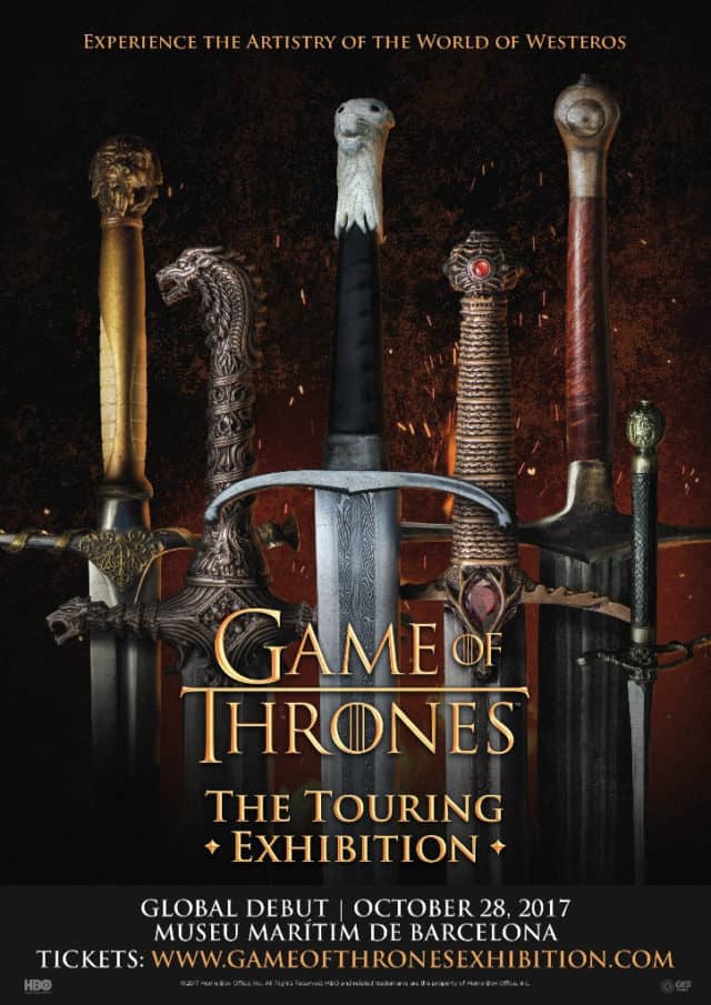 Game of Thrones The Touring Exhibition to Debut in Barcelona Spain