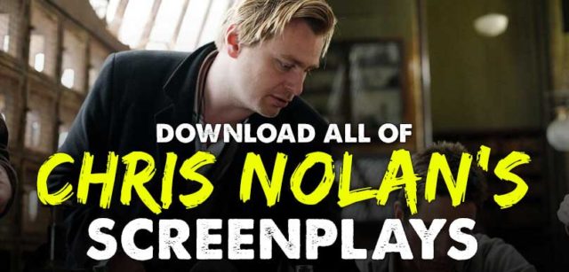 You Can Now Download all of Christopher Nolan&#8217;s Screenplays