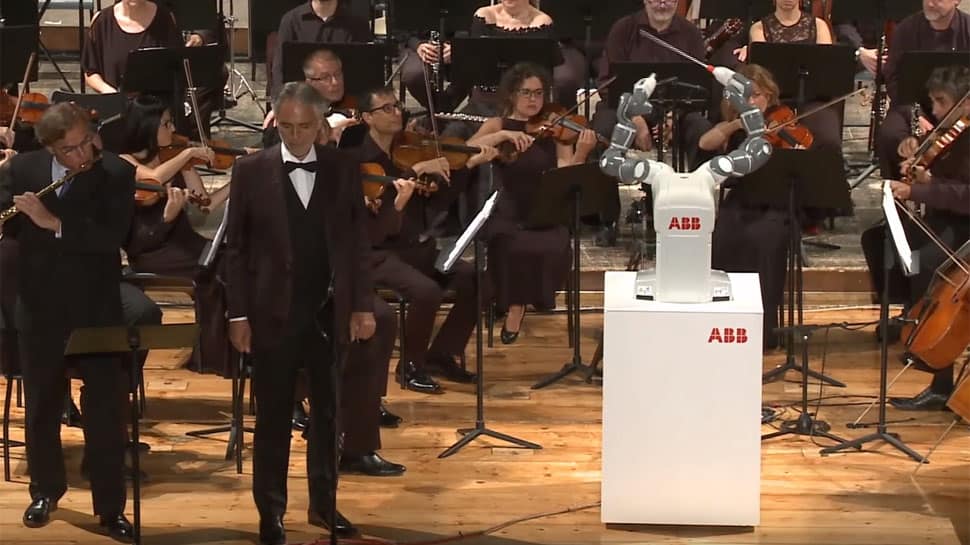 Robot Conductor Leads Beautiful Live Orchestra Performance